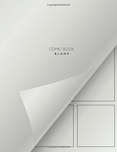 Comic Book - blank: Book with comic panels to create your own comics - 100 pages