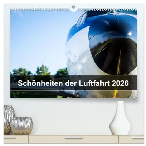 Schönheiten der Luftfahrt 2026 (hochwertiger Premium Wandkalender 2026 DIN A2 quer), Kunstdruck in Hochglanz: Fotografien aus der Luftfahrt. (CALVENDO Mobilitaet)