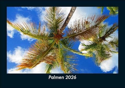 Palmen 2026 Fotokalender DIN A5: Monatskalender mit Bild-Motiven aus Fauna und Flora, Natur, Blumen und Pflanzen