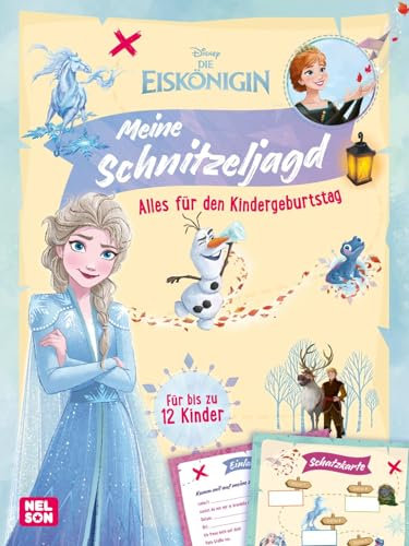 Disney Die Eiskönigin: Meine Schnitzeljagd: Alles für den Kindergeburtstag | Einladungen, Rätsel und Urkunden für bis zu 12 Kinder ab 5 Jahren
