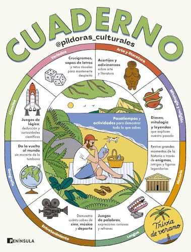 Cuaderno. Trivia de verano: Pasatiempos y actividades para demostrar todo lo que sabes (PENINSULA)