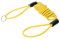Silverline 955677 Bloccadisco moto con filo a molla, 1.100 x 4 mm, Arancione