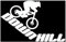 Samunshi® Autoaufkleber Downhill Mountain Bike Aufkleber 15 x 9,8cm weiß