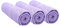 Easy Dort Lot de 3 Housses pour Matelas à Langer 50x70 / 50x80 en Coton - Parme Violet