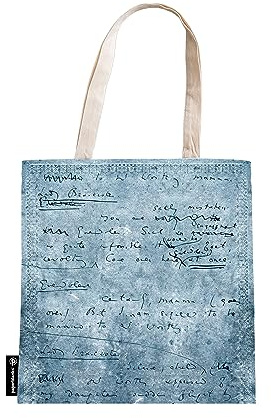 Wilde, The Importance of Being Earnest (Embellished Manuscripts Collection) Canvas Bag: Canvas Bag, interior zippered pocket, holds up to 7 kilos