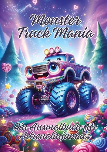 Monster Truck Mania: Ein Ausmalbuch für Adrenalinjunkies