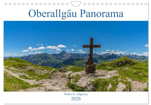 Oberallgäu Panorama (Wandkalender 2026 DIN A4 quer), CALVENDO Monatskalender: Panoramaaufnahmen aus dem Oberallgäu (CALVENDO Orte)