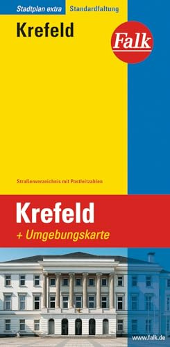Falk Stadtplan Extra Standardfaltung Krefeld