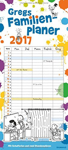 Gregs Familienplaner 2017 (Gregs Tagebuch)