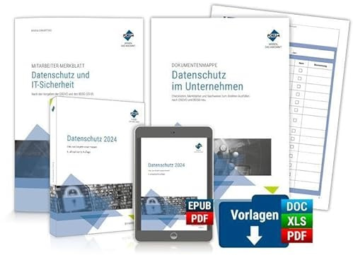 Das Datenschutz-Paket: Sammlung mit Vorlagen, Merkblättern und Mustern rund um den Datenschutz