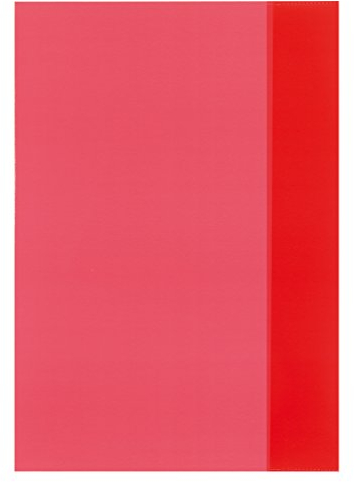 herlitz Heftschoner DIN A4, PP, transparent-rot VE=1