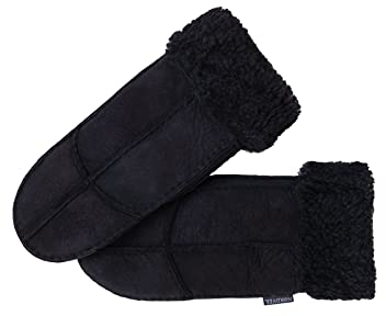 Nordvek Damen Fausthandschuhe aus 100% echtem Schaffell # 308-100…
