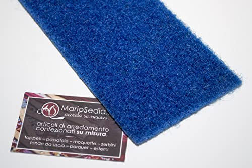 Giardì, moquette su misura da esterni - Blu 03 - Spessore 6mm - Larghezza 200cm - Lunghezza al metro
