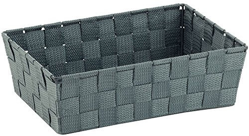 Kela Korb Alvaro 29.5x20.5x8.5cm aus Kunststoff in grau, Plastik, 29.5 x 20.5 x 8.5 cm