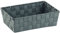 Kela Korb Alvaro 29.5x20.5x8.5cm aus Kunststoff in grau, Plastik, 29.5 x 20.5 x 8.5 cm