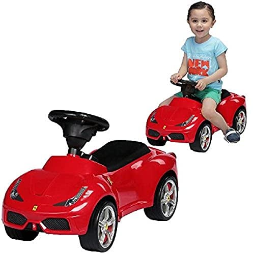 rastar Ferrari - 458 - Véhicules à Pédales - Véhicules à Pédales (Véhicules à Pédaler, Voiture, 4 Roues, Rouge, pour Enfants, Garçon et Fille)