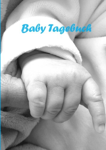 Notizbuch - A4 - liniert - Babytagebuch: blau - ein Junge