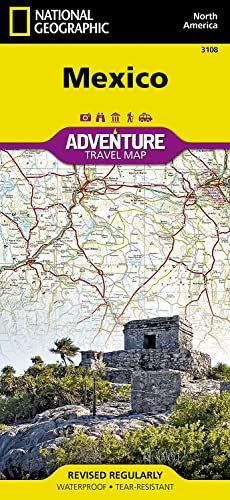 Mexiko: NATIONAL GEOGRAPHIC Adventure Maps: Waterproof. Tear-resistent