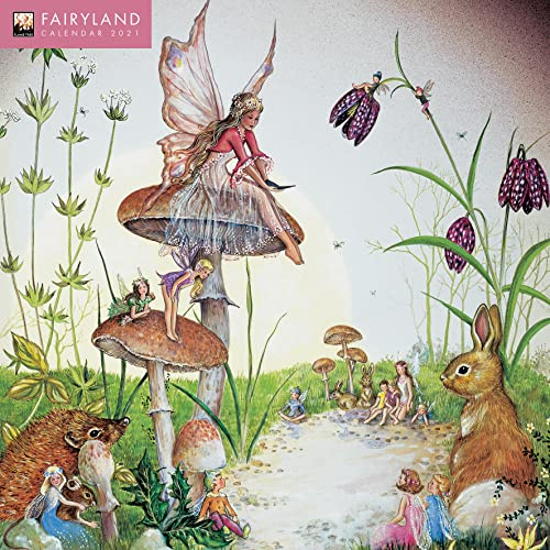 Fairyland – Feenland 2021: Original Flame Tree Publishing-Kalender [Kalender] (Wall-Kalender)