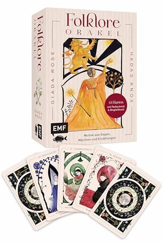 Orakel-Kartenset: Folklore Orakel | Die Liebe, die Reise, die Prophezeiung – Integriere die zentralen Motive aus Sagen, Märchen und Erzählungen in ... 44 Karten mit Farbschnitt und Begleitbuch