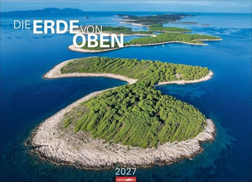 Die Erde von oben Kalender 2027: Großer Foto-Wandkalender XXL. Landschaften-Kalender 2027 mit atemberaubenden Fotos aus der Vogelperspektive. 68 x 49 cm. Querformat.