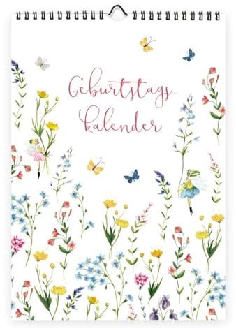 Grätz Verlag - Geburtstagskalender GK11607 - Schön, dass es Dich gibt - 11,5 x 16,5 x 05,cm