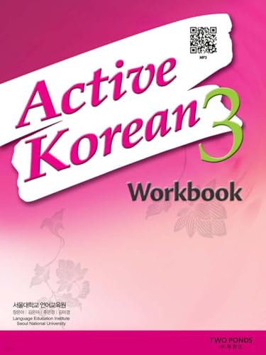 Active Korean 3 Workbook (QR): Book + Free Audio Download