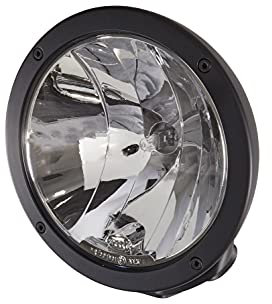 HELLA 1F3 009 094-181 Halogen-Fernscheinwerfer - Luminator Compact - 12V - rund - Referenzzahl: 37.5 - geschraubt - glasklare Streuscheibe - Lichtscheibenfarbe: glasklar - Kabel: 800mm - links/rechts