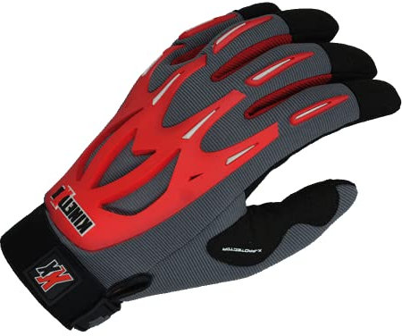 KinetiXx Uni Handschuhe X-Protector, rot/grau, XXL, 7000-130