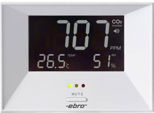 ebro RM 100 Kohlendioxid-Messgerät 0-3000ppm mit Thermometerfunktion