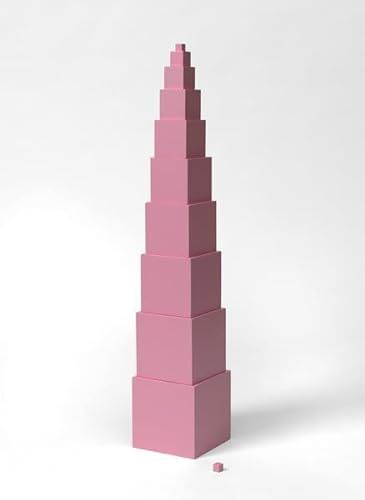 Rosa Turm Montessori-Material (Montessori-Materialien)
