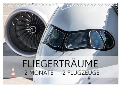 Fliegerträume: 12 Monate, 12 Flugzeuge (Wandkalender 2026 DIN A4 quer), CALVENDO Monatskalender: Luftfahrtträume aus 2023 (CALVENDO Technologie)