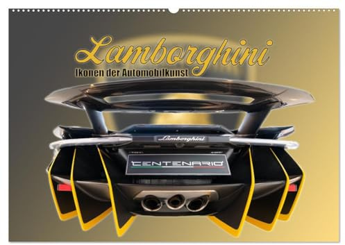 Ikonen der Automobilkunst (Wandkalender 2026 DIN A2 quer), CALVENDO Monatskalender: Sechs Ikonen aus dem Hause Lamborghini (CALVENDO Technologie)