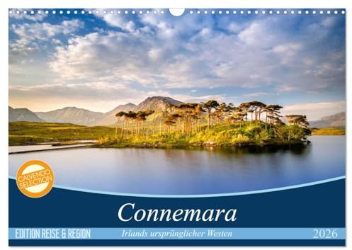 Connemara - Irlands ursprünglicher Westen (Wandkalender 2026 DIN A3 quer), CALVENDO Monatskalender: Die ursprüngliche Landschaft Connemaras am Rande ... auf die Besucher aus. (CALVENDO Natur)