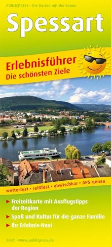 Publicpress Erlebnisführer Spessart 1:110.000: Erlebnisführer mit Informationen zu Freizeiteinrichtungen auf der Kartenrückseite, wetterfest, reißfest, GPS-genau. 1:110000 (Erlebnisführer: EF)