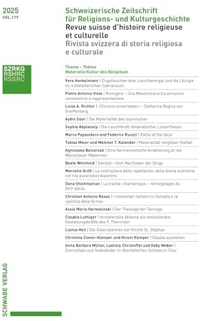 SZRKG 2025 Vol. 119 (Schweizerische Zeitschrift für Religions- und Kulturgeschichte)