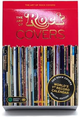 The Art of Rock Covers: Tagesabreißkalender mit 366 Best-of Rock Covern aus über 6 Jahrzehnten. Zusätzlich mit praktischen Spotify Codes. (The Art of Vinyl Covers)
