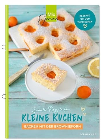 Kleine Kuchen: Backen mit dem Thermomix und der Brownieform