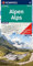 KOMPASS Autokarte KOMPASS Autokarte und Panoramakarte Alpen 1:500.000: mit Panorama auf der Rückseite