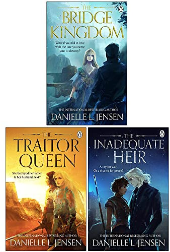 Danielle Jensen The Bridge Kingdom Series Collection 3 Books Set (The Bridge Kingdom, The Traitor Queen, The Inadequate Heir)