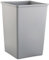 Rubbermaid Commercial Products Commercial Products FG395800GRAY 132 l Poubelle, Carrée Intouchable, Gris