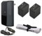 Digital Nc Batterie Intelligenti ad Alta capacità compatibili con (2 unità) + Caricabatterie da Viaggio AC/DC