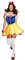 Smiffys Costume Fever de conte de fées, avec robe, Jupon attachés, bandeau et ras du cou