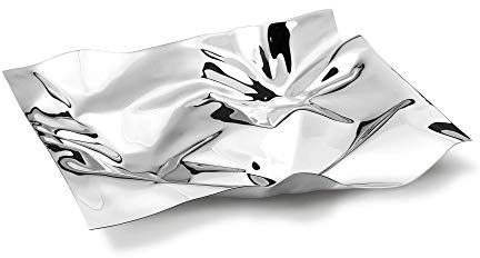 Georg Jensen GJ 083479 Panton Dish mittel, Edelstahl, stainless steel, 39 x 31,5 x 7,3 cm