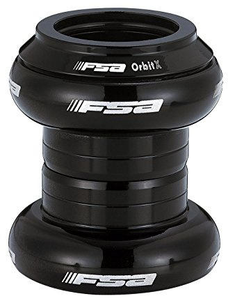 FSA Unisex th-857 Gewindeloses Headset, Schwarz, 1.1/8 Zoll