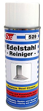 STC Edelstahlreiniger Spray 400 ml Edelstahl Reiniger Edelstahlpflege Pflegespray