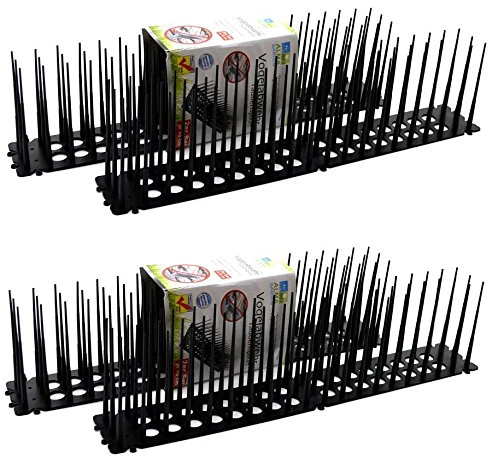 HAC24 Taubenabwehr Vogelspikes 4X 45cm Vogelschreck Vogelschutz Taubenschutz