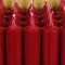Bütic GmbH Stabkerzen durchgefärbt 250mm x Ø 22mm - Kerzen hochgereinigt, Brenndauer 11,5h, geruchsneutral, rußarm mit rückstandsfreiem Abbrand, Farbe:Himbeerrot, Set mit:8 Stück