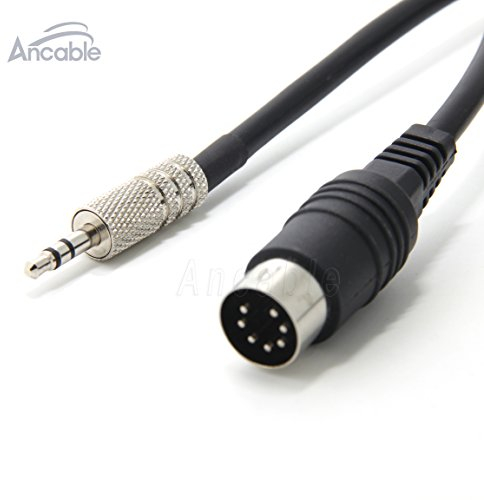 7 Pin DIN Estéreo Macho a Macho de 3.5mm Cable 1M,Ancable Midi 7Pin Cable Audio Conexión Compatible con MP3 PC TV Android to Bang & Olufsen B&O Naim Quad Sistemas Estéreo