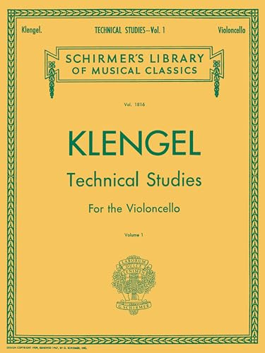 Technical Studies - Volume 1: Cello Method: Schirmer Library of Classics Volume 1816 Cello Method